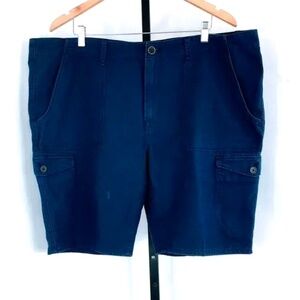 Timberland Canobie Lake Cargo Shorts Straight Fit Navy Blue Style 8720J Sz 42